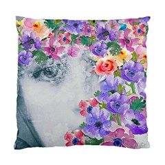 Flower Girl Standard Cushion Case (two Sides) by NouveauDesign