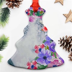 Flower Girl Christmas Tree Ornament (two Sides) by NouveauDesign