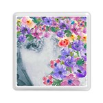 flower girl Memory Card Reader (Square)  Front