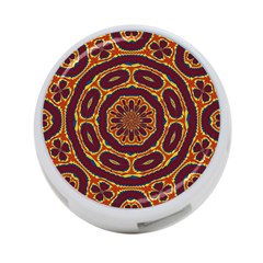 Geometric Tapestry 4-port Usb Hub (two Sides)  by linceazul