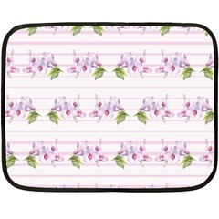 Floral Pattern Fleece Blanket (mini) by SuperPatterns