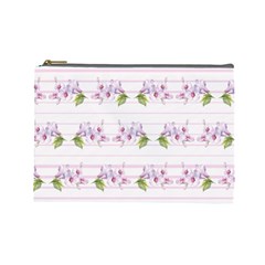 Floral Pattern Cosmetic Bag (large)  by SuperPatterns