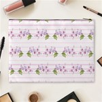 Floral Pattern Cosmetic Bag (XL) Back