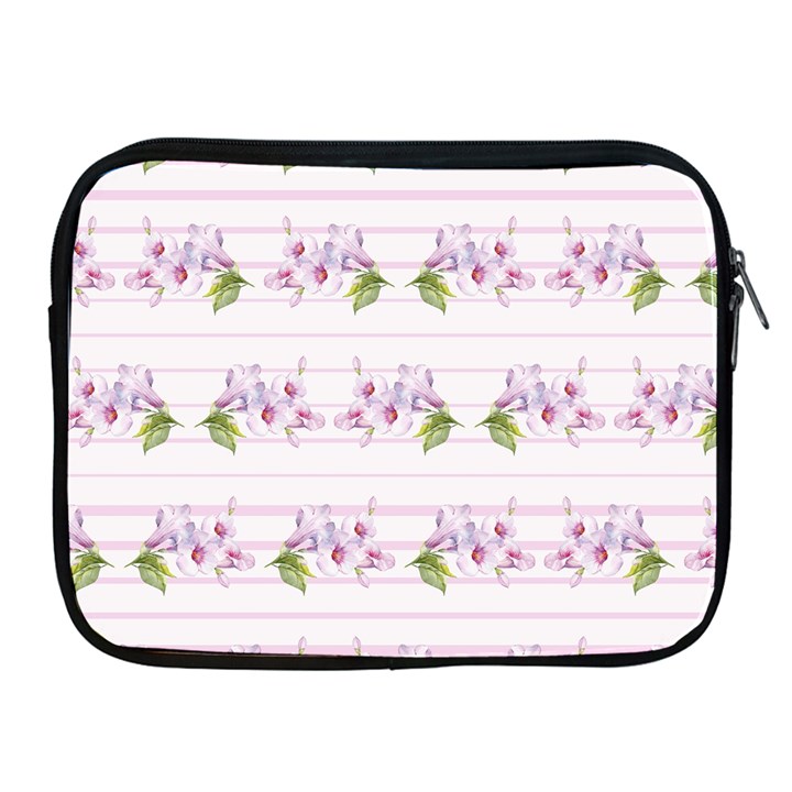 Floral Pattern Apple iPad 2/3/4 Zipper Cases