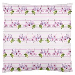 Floral Pattern Standard Flano Cushion Case (one Side) by SuperPatterns