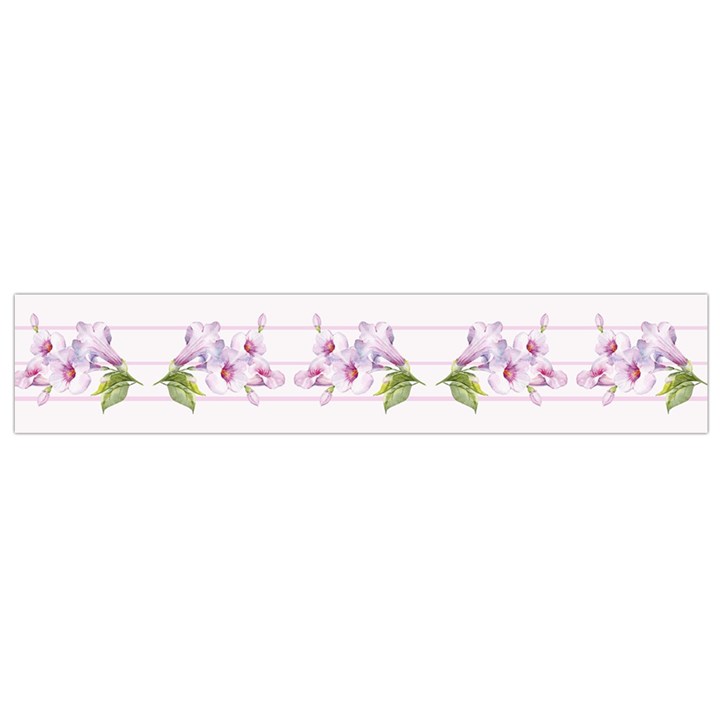 Floral Pattern Flano Scarf (Small) 