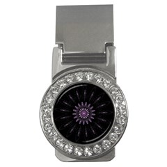 Fractal Mandala Delicate Pattern Money Clips (cz)  by Celenk