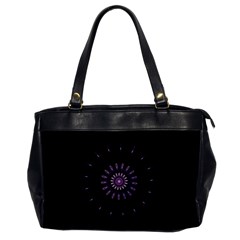 Fractal Mandala Delicate Pattern Office Handbags by Celenk