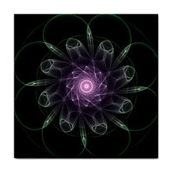 Mandala Fractal Light Light Fractal Tile Coasters by Celenk