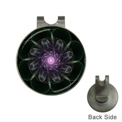 Mandala Fractal Light Light Fractal Hat Clips With Golf Markers by Celenk