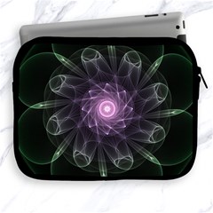 Mandala Fractal Light Light Fractal Apple Ipad 2/3/4 Zipper Cases by Celenk