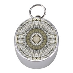 Mandala Sand Color Seamless Tile Mini Silver Compasses