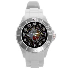 Whole Complete Human Qualities Round Plastic Sport Watch (l) by Celenk