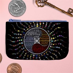 Whole Complete Human Qualities Large Coin Purse by Celenk