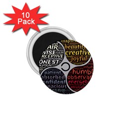 Person Character Characteristics 1 75  Magnets (10 Pack)  by Celenk