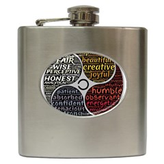 Person Character Characteristics Hip Flask (6 Oz)