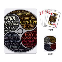 Person Character Characteristics Playing Card by Celenk