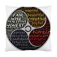 Person Character Characteristics Standard Cushion Case (one Side) by Celenk