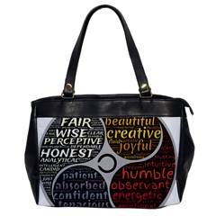 Person Character Characteristics Office Handbags by Celenk