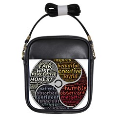 Person Character Characteristics Girls Sling Bags by Celenk