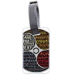 Person Character Characteristics Luggage Tags (two Sides) by Celenk