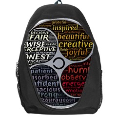 Person Character Characteristics Backpack Bag by Celenk