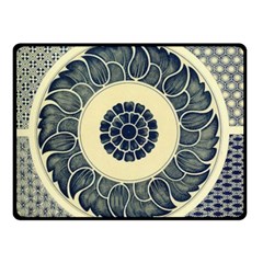 Background Vintage Japanese Double Sided Fleece Blanket (small)  by Celenk