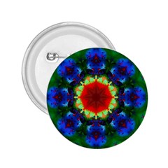 Fractal Digital Mandala Floral 2 25  Buttons by Celenk