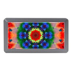 Fractal Digital Mandala Floral Memory Card Reader (mini) by Celenk