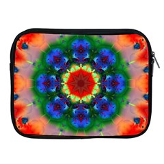 Fractal Digital Mandala Floral Apple Ipad 2/3/4 Zipper Cases by Celenk