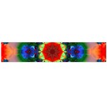 Fractal Digital Mandala Floral Large Flano Scarf  Front