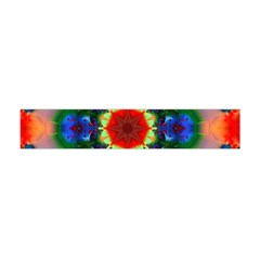 Fractal Digital Mandala Floral Flano Scarf (mini) by Celenk