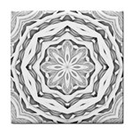 Mandala Pattern Floral Tile Coasters Front