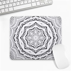 Mandala Pattern Floral Large Mousepads by Celenk