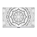 Mandala Pattern Floral Business Card Holders Front