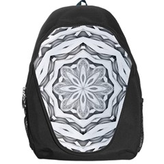 Mandala Pattern Floral Backpack Bag by Celenk