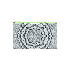 Mandala Pattern Floral Cosmetic Bag (xs) by Celenk