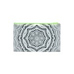 Mandala Pattern Floral Cosmetic Bag (XS) Back