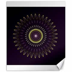 Fractal Purple Mandala Violet Canvas 20  X 24   by Celenk