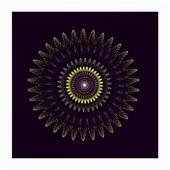 Fractal Purple Mandala Violet Medium Glasses Cloth by Celenk