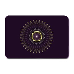 Fractal Purple Mandala Violet Plate Mats by Celenk