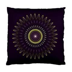 Fractal Purple Mandala Violet Standard Cushion Case (two Sides) by Celenk