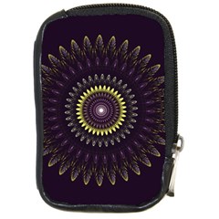 Fractal Purple Mandala Violet Compact Camera Cases by Celenk