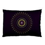 Fractal Purple Mandala Violet Pillow Case (Two Sides) Front