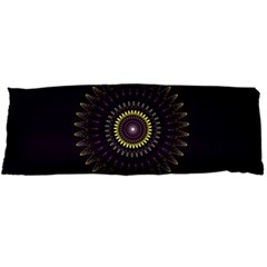 Fractal Purple Mandala Violet Body Pillow Case Dakimakura (two Sides) by Celenk