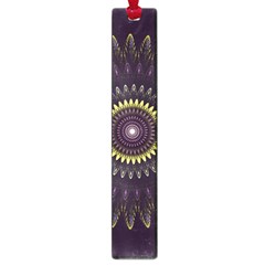 Fractal Purple Mandala Violet Large Book Marks by Celenk