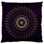 Fractal Purple Mandala Violet Standard Flano Cushion Case (Two Sides) Back