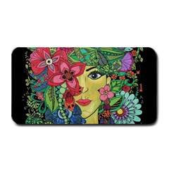 Mandala Figure Nature Girl Medium Bar Mats by Celenk