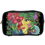 Mandala Figure Nature Girl Toiletries Bags 2-Side Back