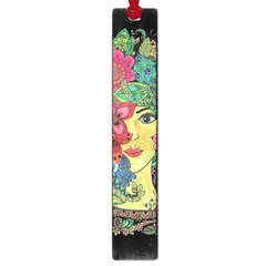 Mandala Figure Nature Girl Large Book Marks by Celenk